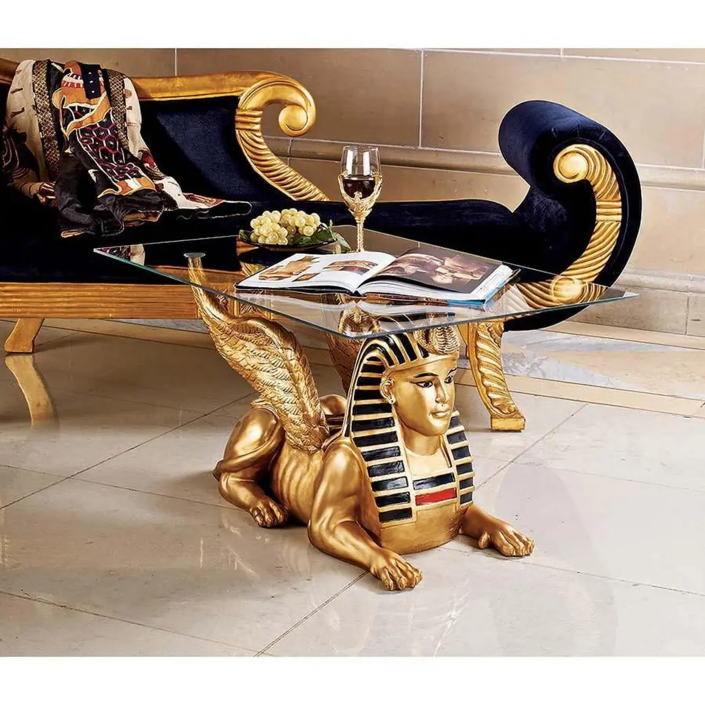 Sphinx Coffee Table Modern Living Room Center Table Unique Design Design Toscano