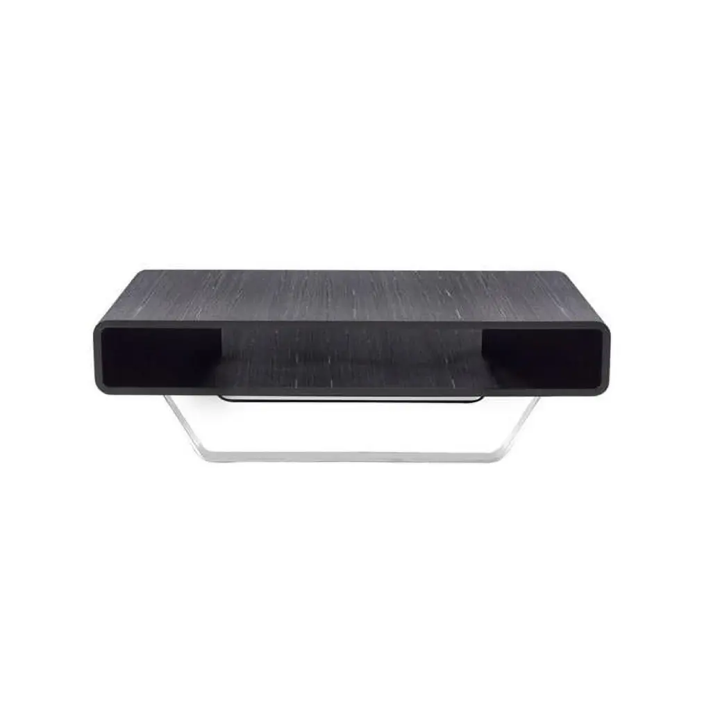 Modern Coffee Table 136A Grey Finish Fancy Fixtures