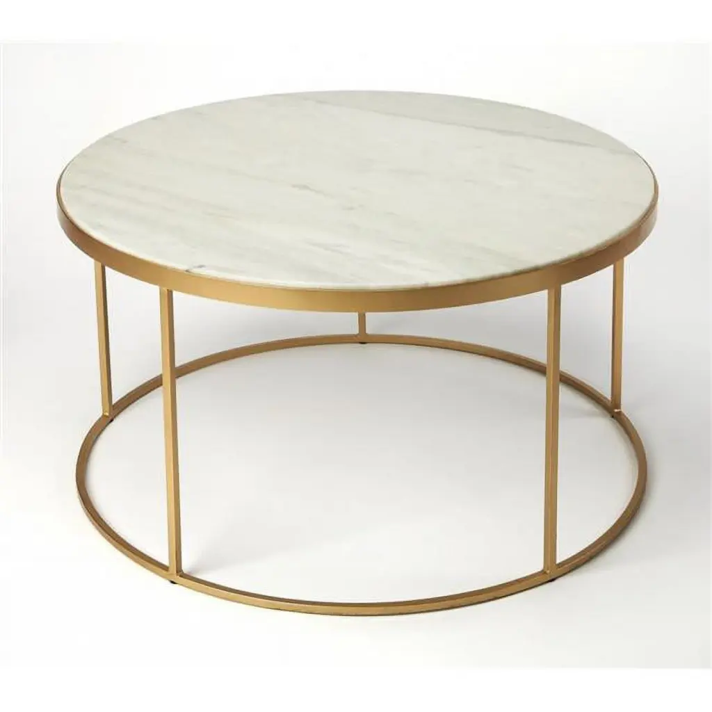 19 x 34 x 34 White Marble Coffee Table Modern Living Room Center Table Fancy Fixtures