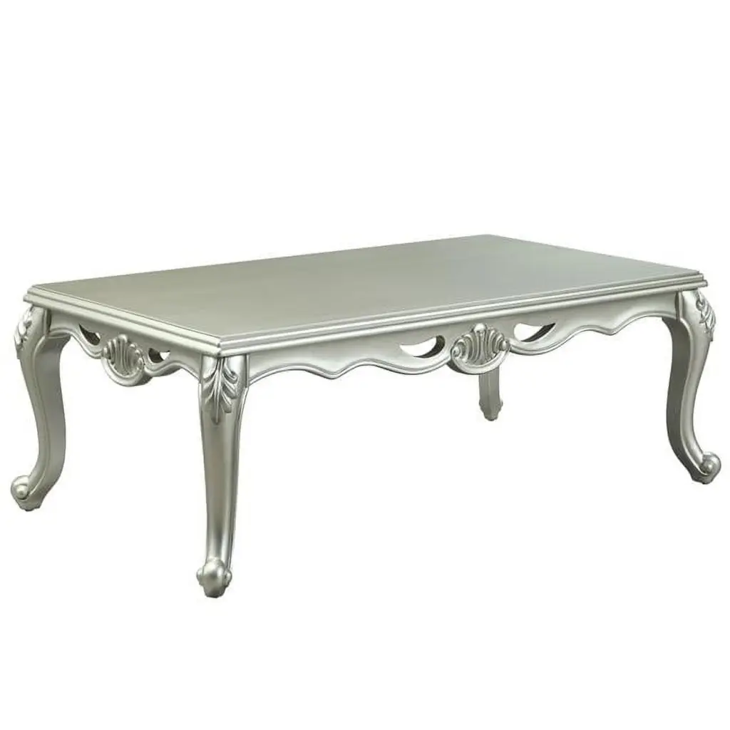 58 x 33 x 20 Qunsia Coffee Table Champagne FurnOrama