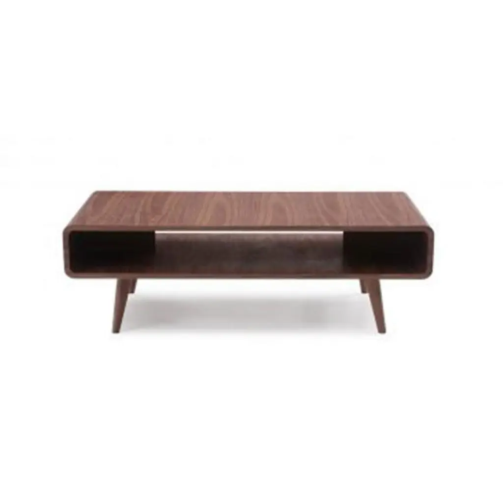 JM Furniture 18475 Nuevo Modern Walnut Coffee Table 16.6 x 23.6 x 47.2 Inches J&M Furniture