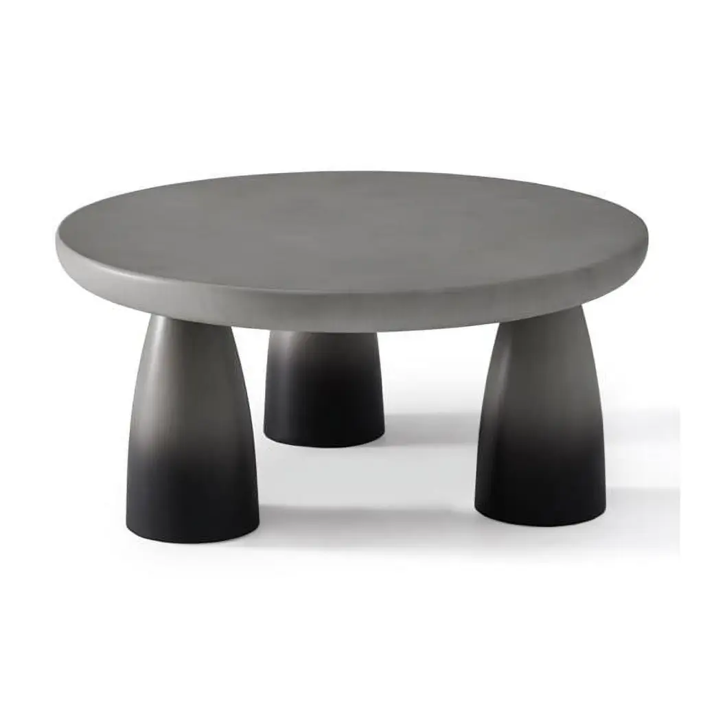 Bowlero Coffee Table Ombre Finish Modern Living Room Center Table KD Oficina
