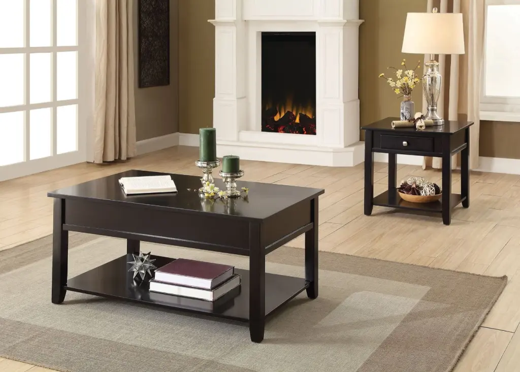 Malachi Coffee Table Modern Living Room Center Table Storage