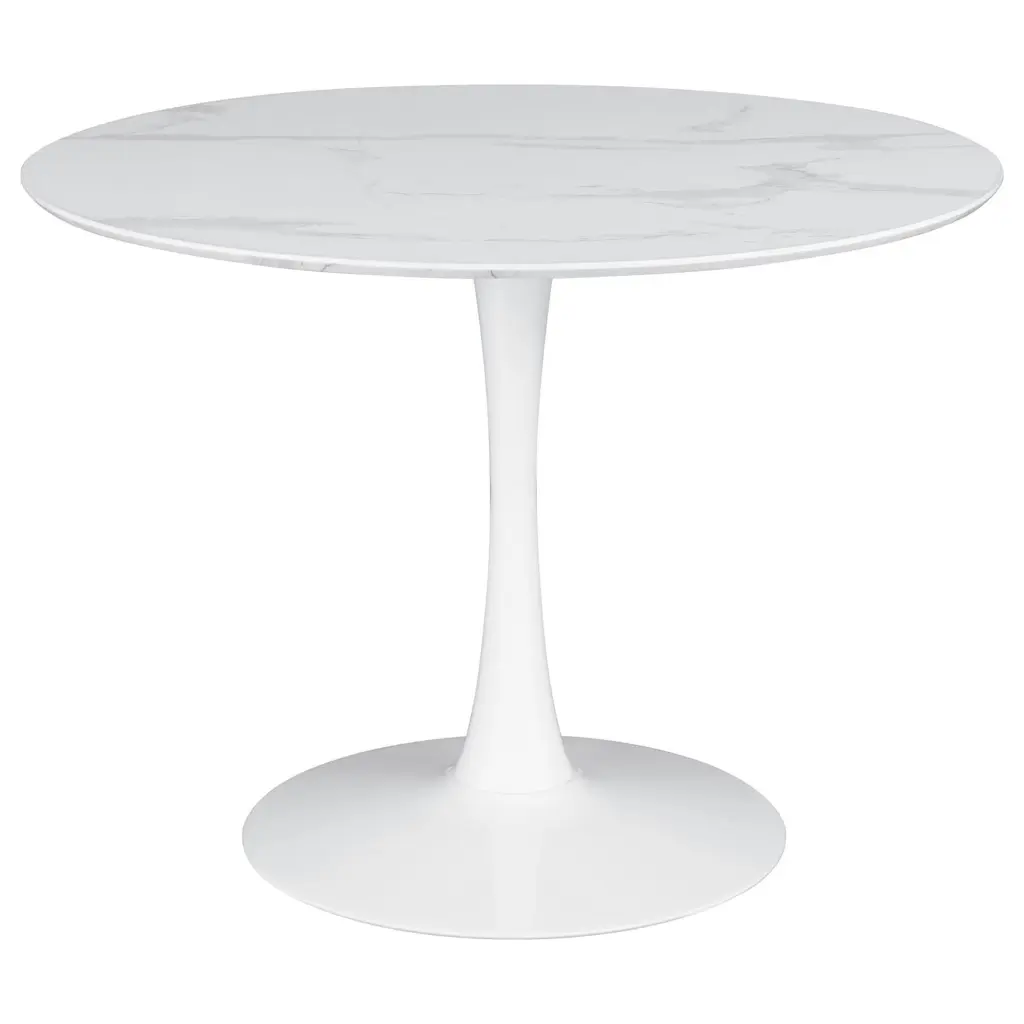 White 40 Inch Dining Table White Dining Room Contemporary Modern Table furniture max