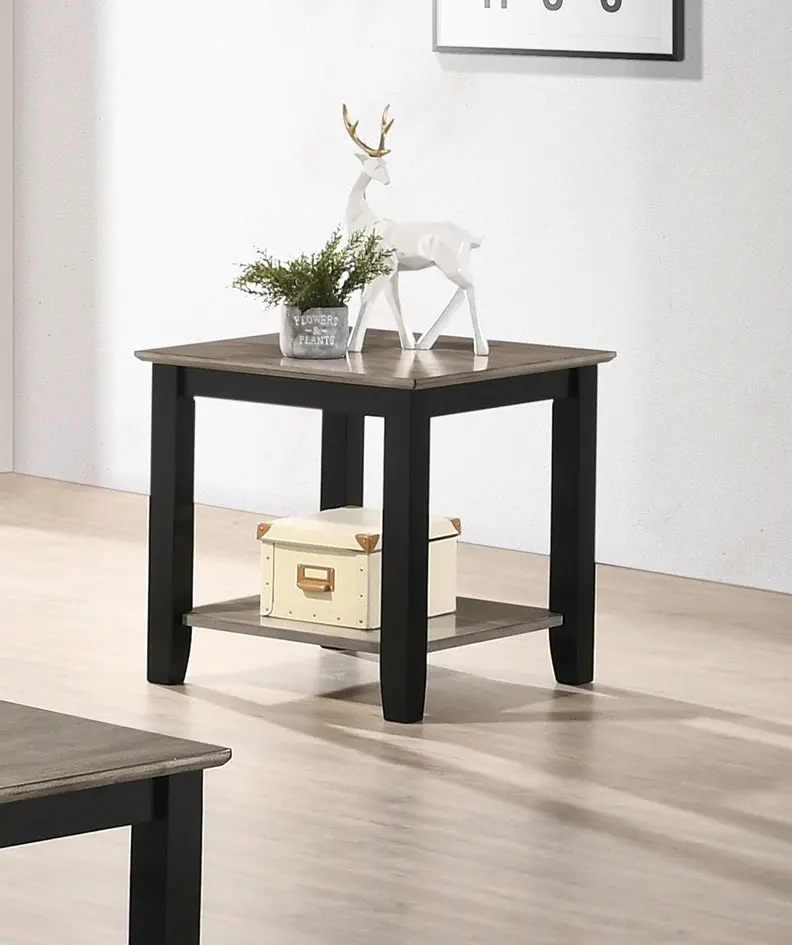 Effortless Modern Look Wooden 1-Piece End Table Living Room Sofa Side Table kanepe