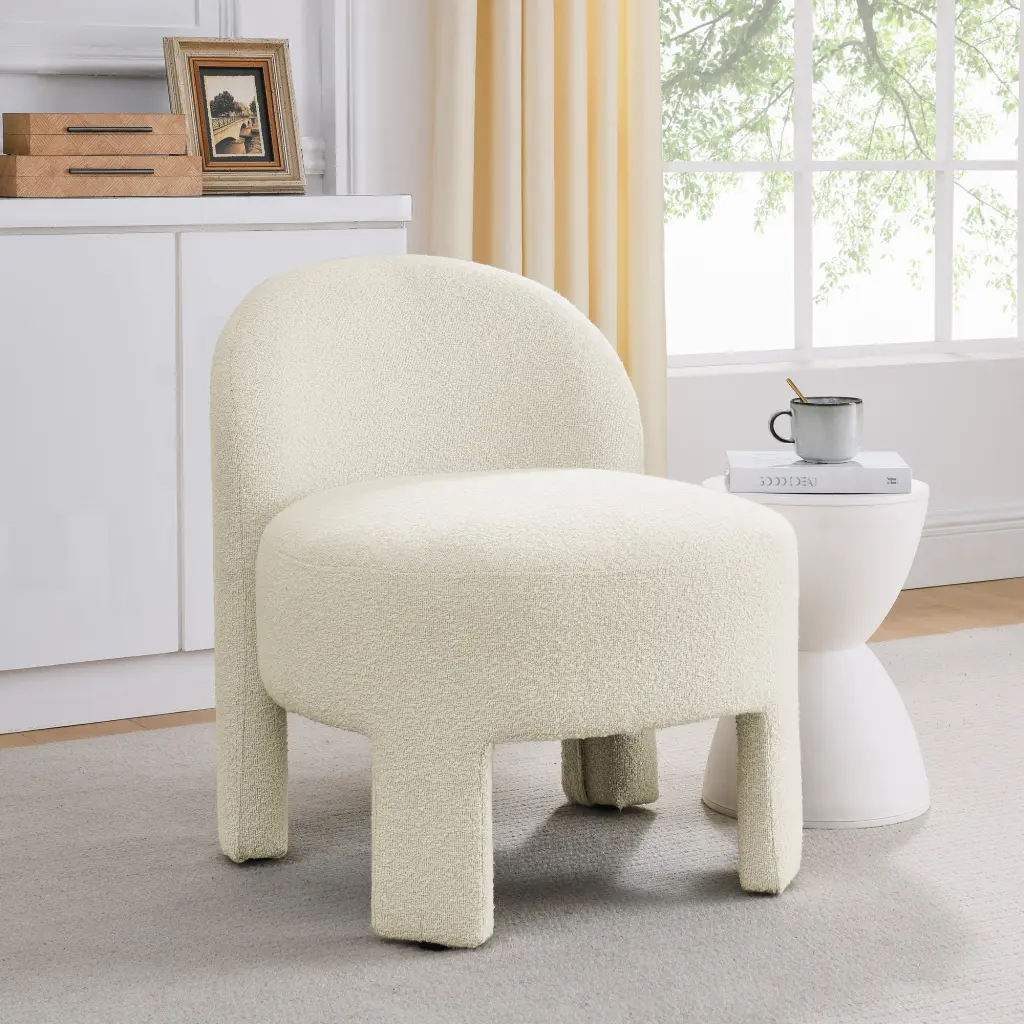 Hoop Gauze Lounge Chair Soft Cushion And Backrest Assembly Required chuangyuan smart home