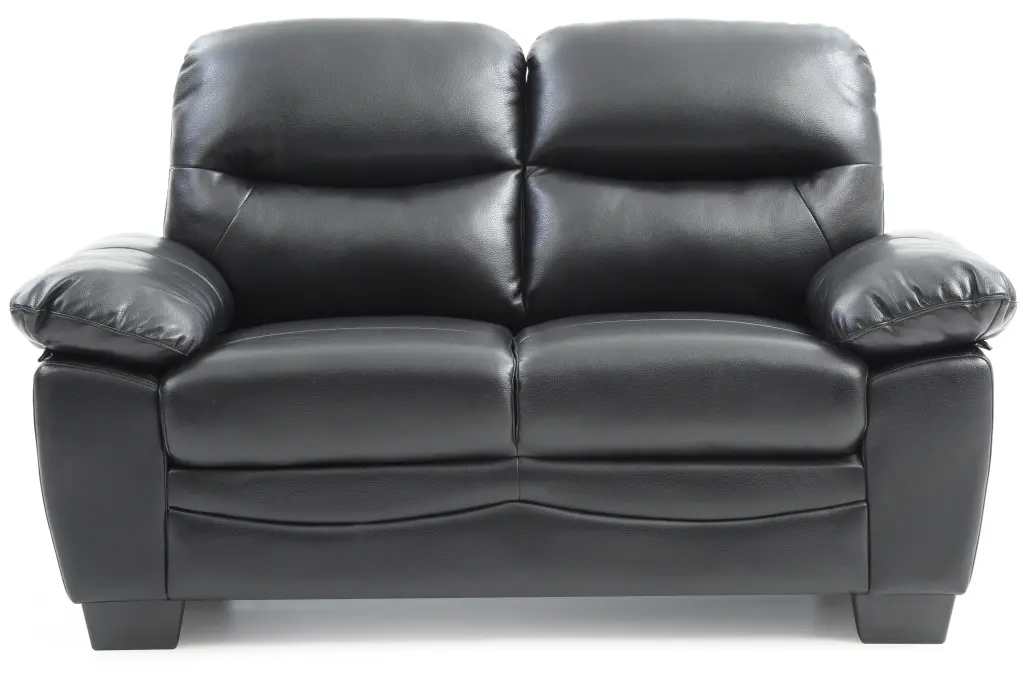 Marta G677 L Loveseat Black Black Foam PU glory furniture