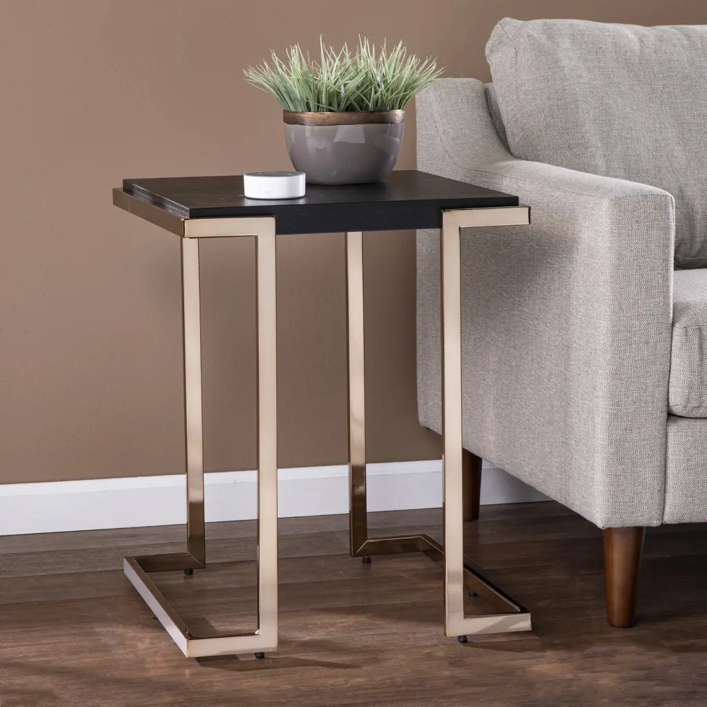 Holly & Martin Barcia Side Table 19.25x24 - Freestanding Accent Table SEI Furniture