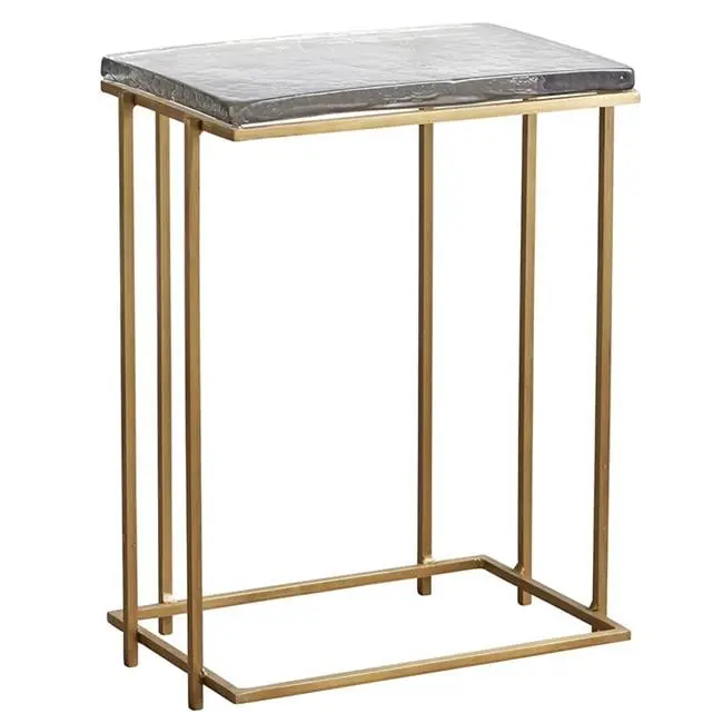 Creative Brands Tall Square Side Table