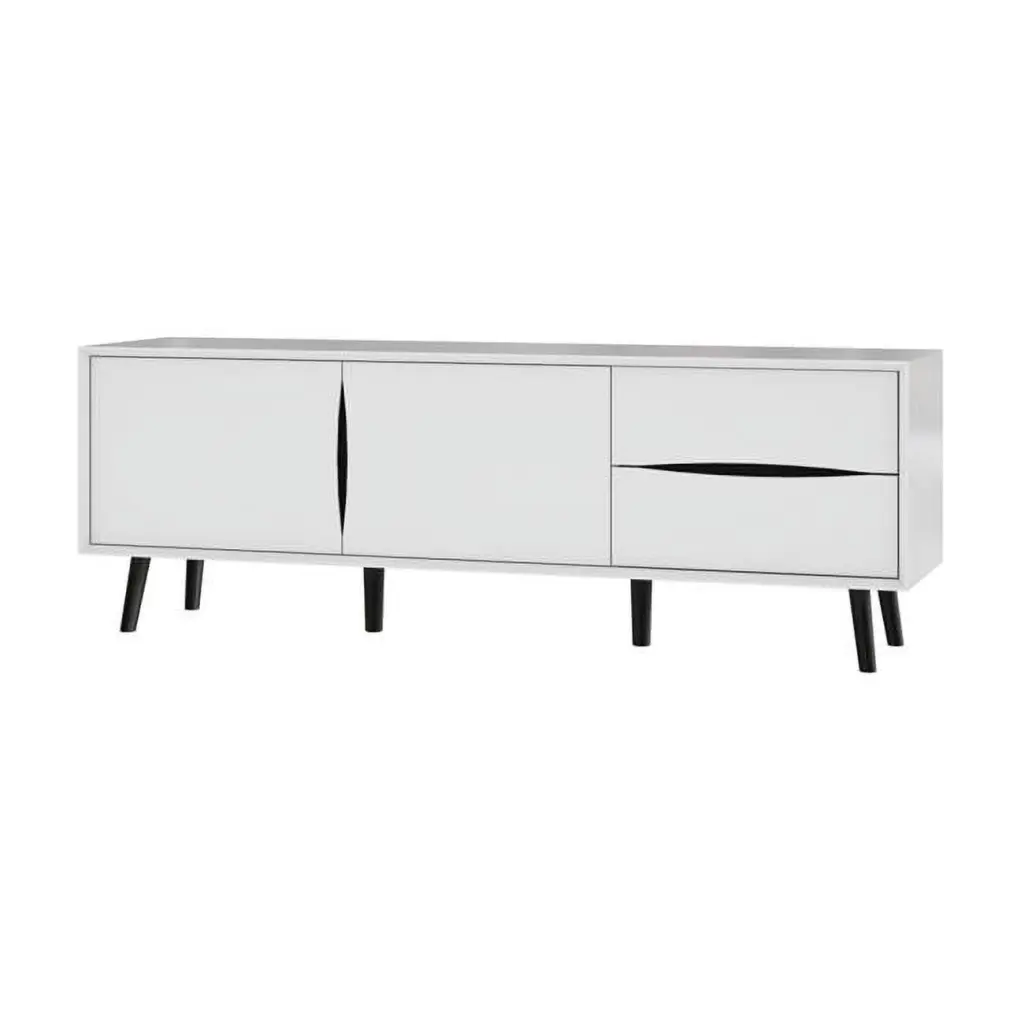 Bestar Maia 63 Inch TV Stand 70 Inch TV White