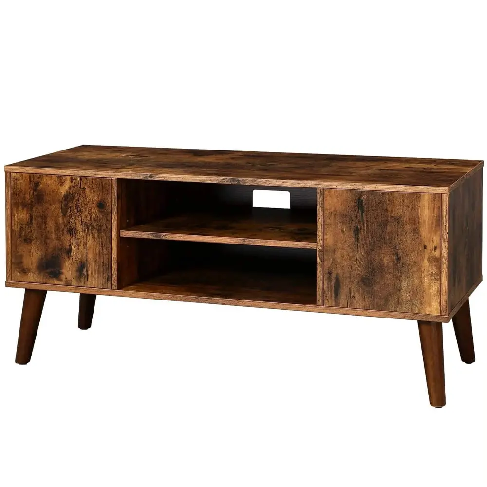 43 Inch Mid-Century Modern TV Stand Console Flat Screen TV and Gaming Consoles Kanstar