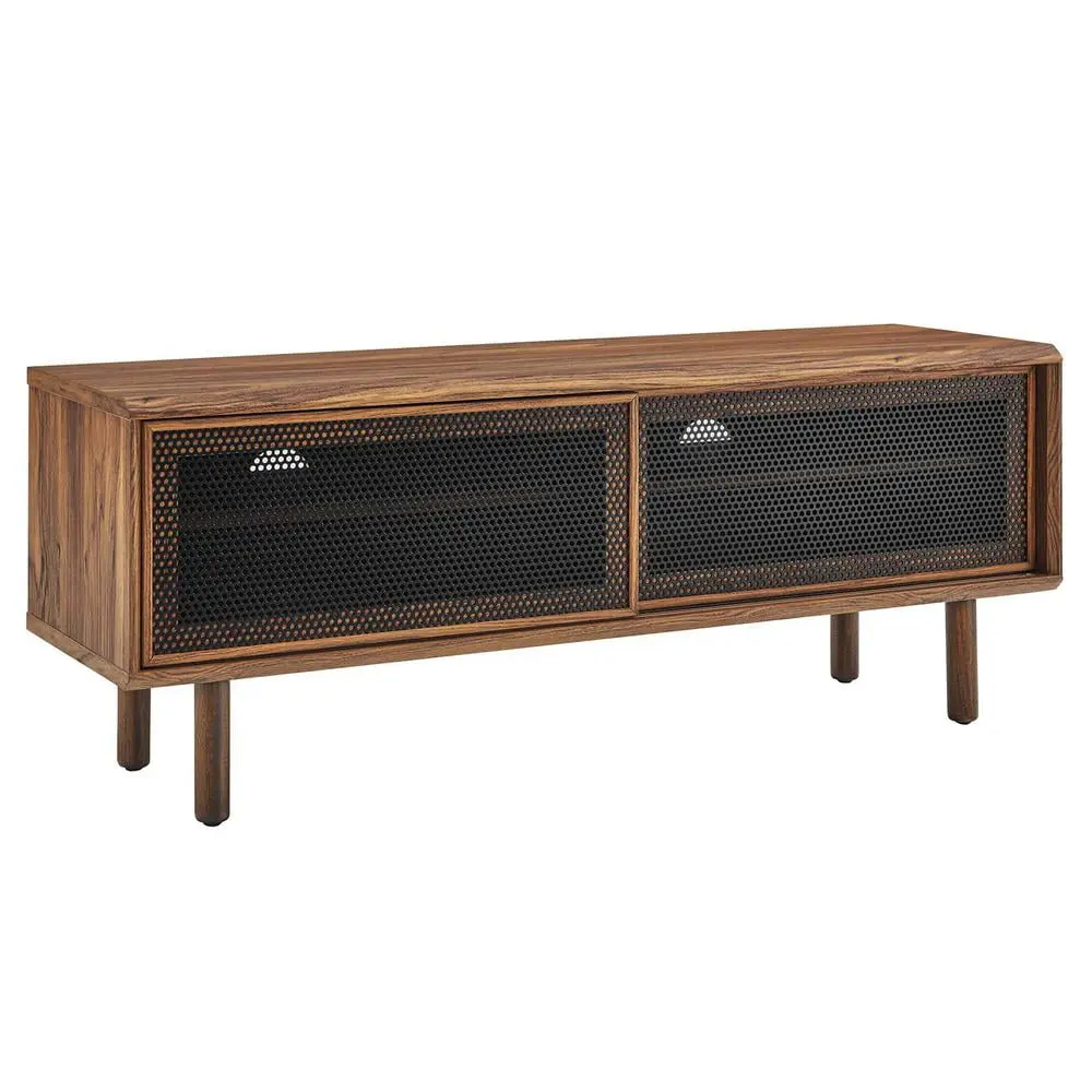 Modway Kurtis Modern MDF and Particleboard TV Stand TVs up to 52 Walnut