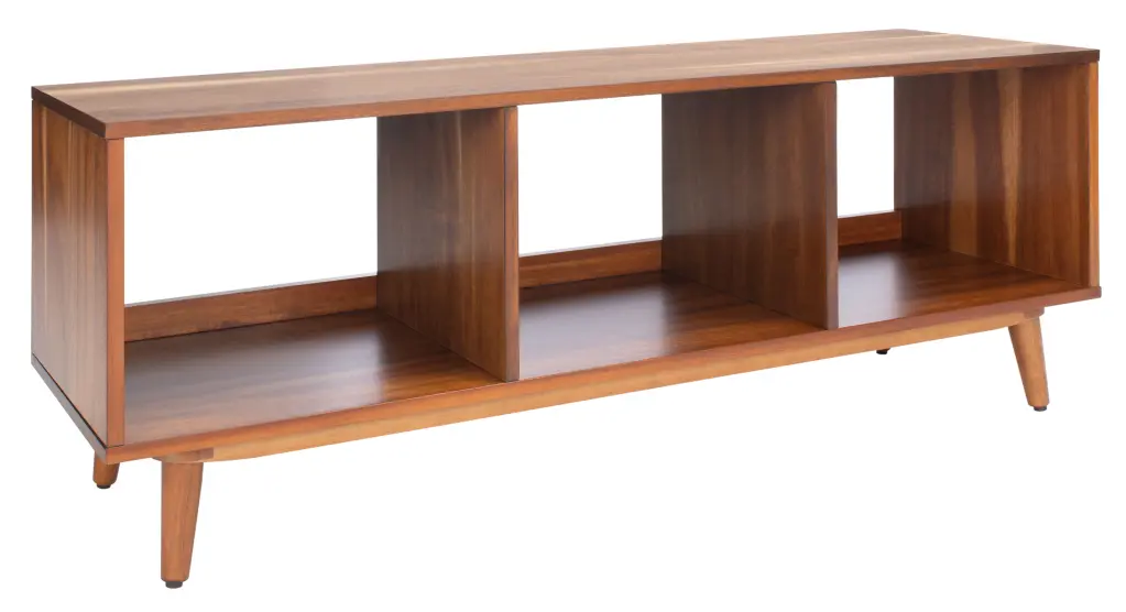 SAFAVIEH Cricket Contemporary Brown Media Console 47.6x14x18 Inches Storage