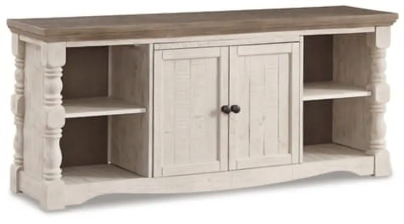 Signature Design Ashley Casual Havalance 67 Inch Two-tone TV Stand