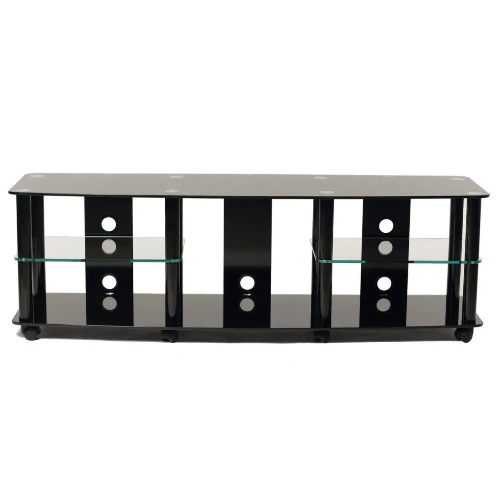 TransDeco TV Stand 5 Shelves 70 Inch LCD LED TVs - AV Component Storage Transdeco International