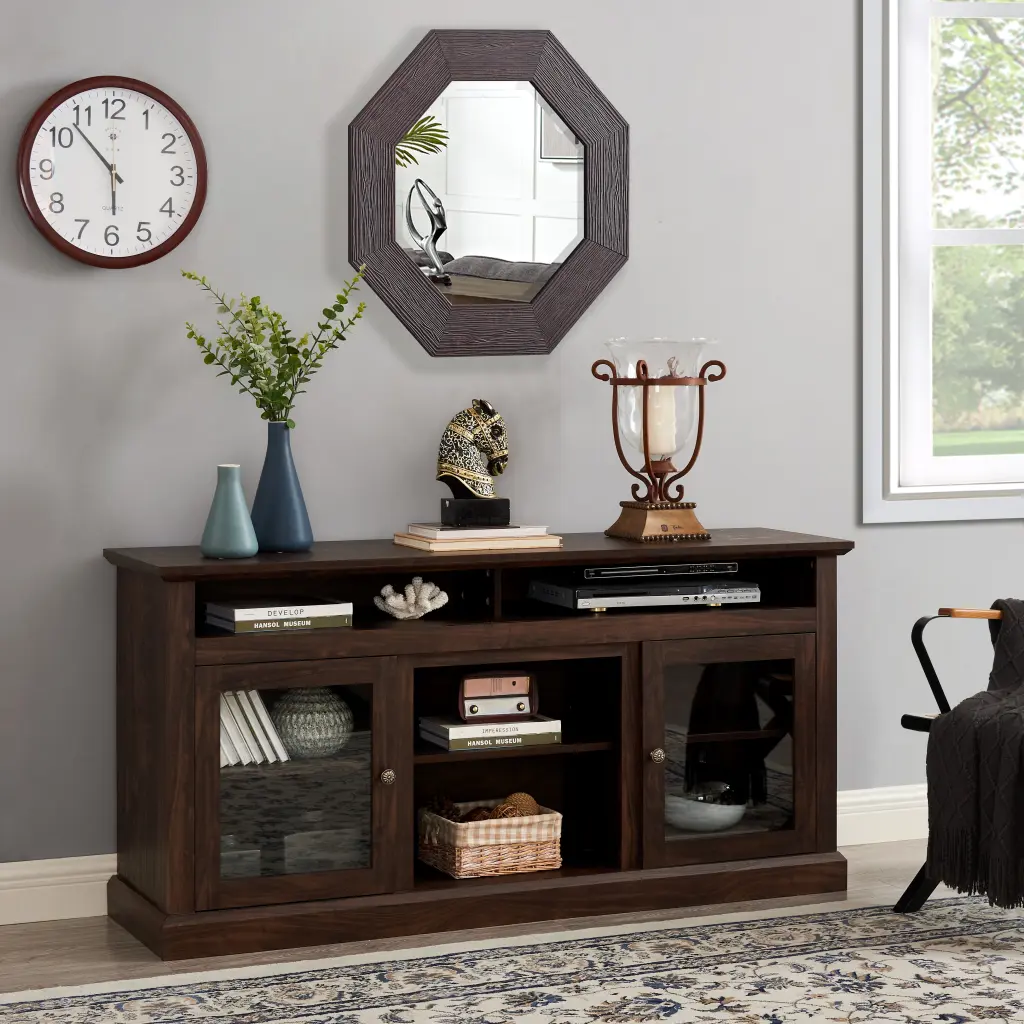 Modern TV Stand Media Stand Entertainment Console TVs Up to 65 Inches wande furniture