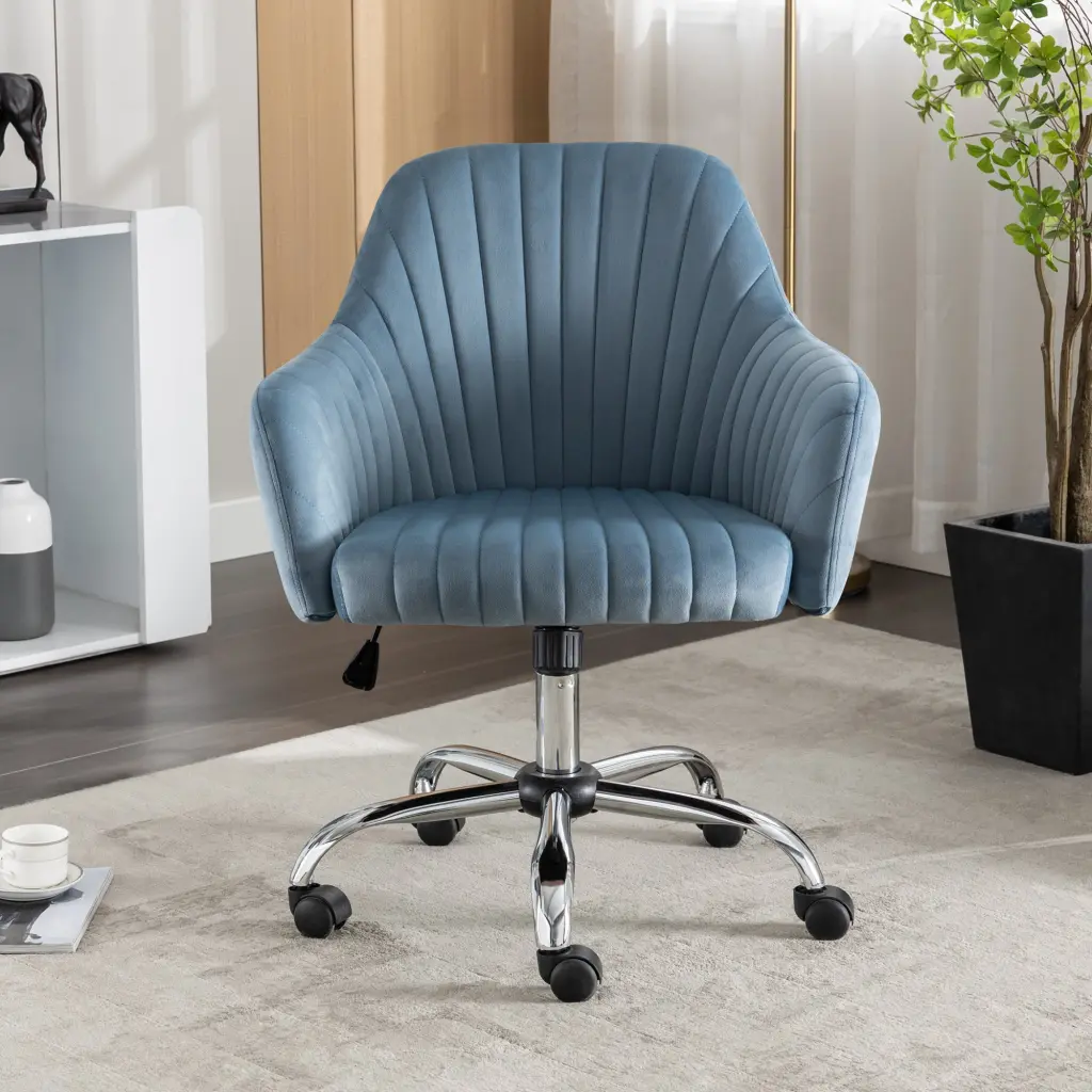 Modern Velvet Accent Chair Home Office and Leisure Customizable Comfort vanbow chair