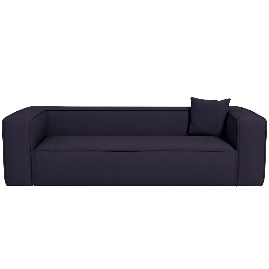 Marshall Modern Grey Boucle Sofa Dark Gray Timber Primary Living Space Sofa ashcroft furniture