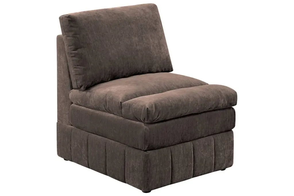 Contemporary 1 Piece Armless Modular Chair Sectional Sofa Living Room kanepe