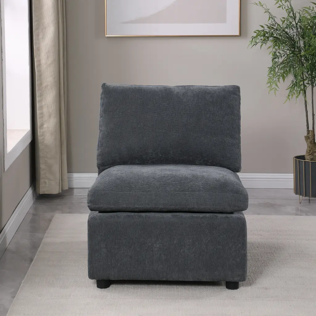 Modern Upholstered Middle Module Modular Sectional Sofa meiting furniture