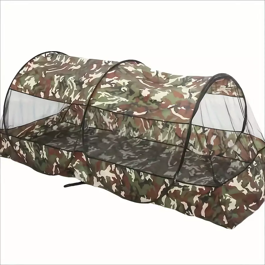 Ultra-Portable Camouflage Mosquito Net Tent Instant Setup Outdoor Travel