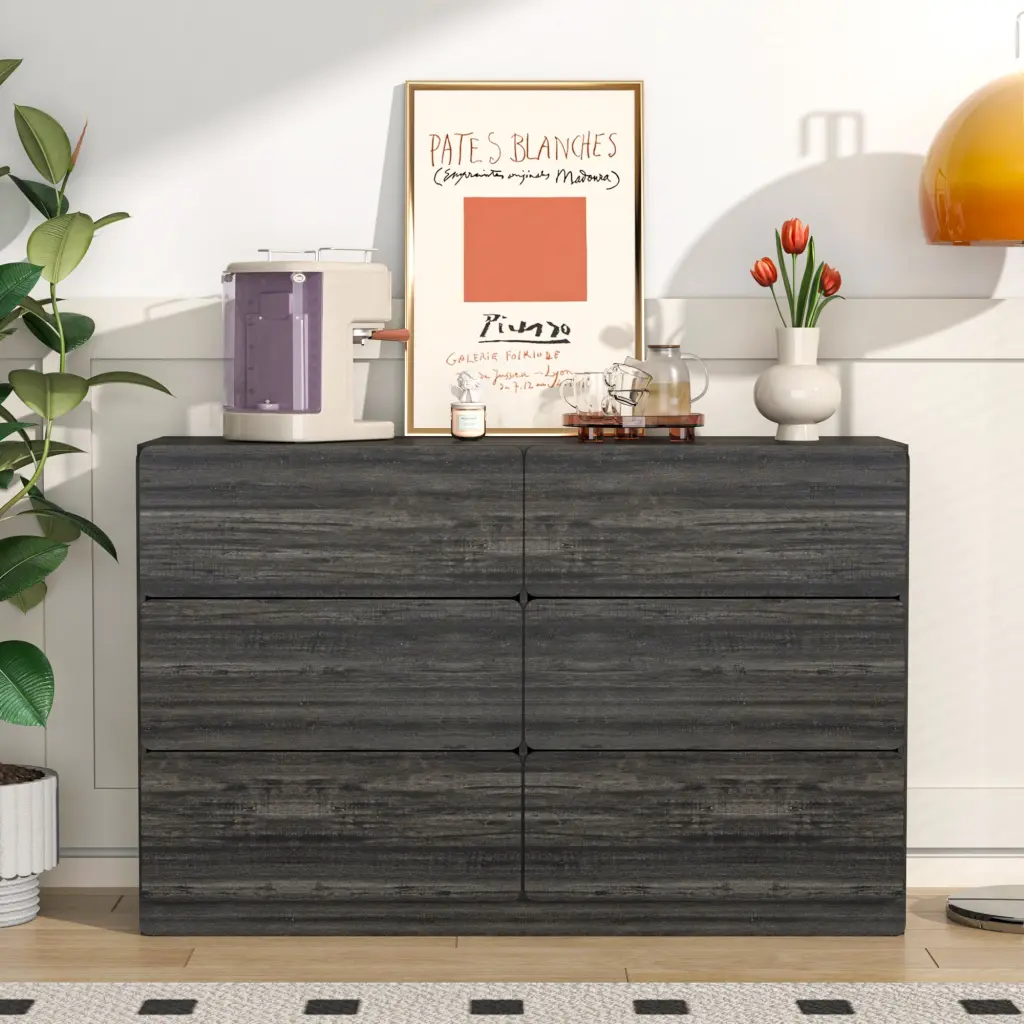 Drawer Dresser Cabinet Sideboard Bar Cabinet Buffet Server Console Table jxy furniture