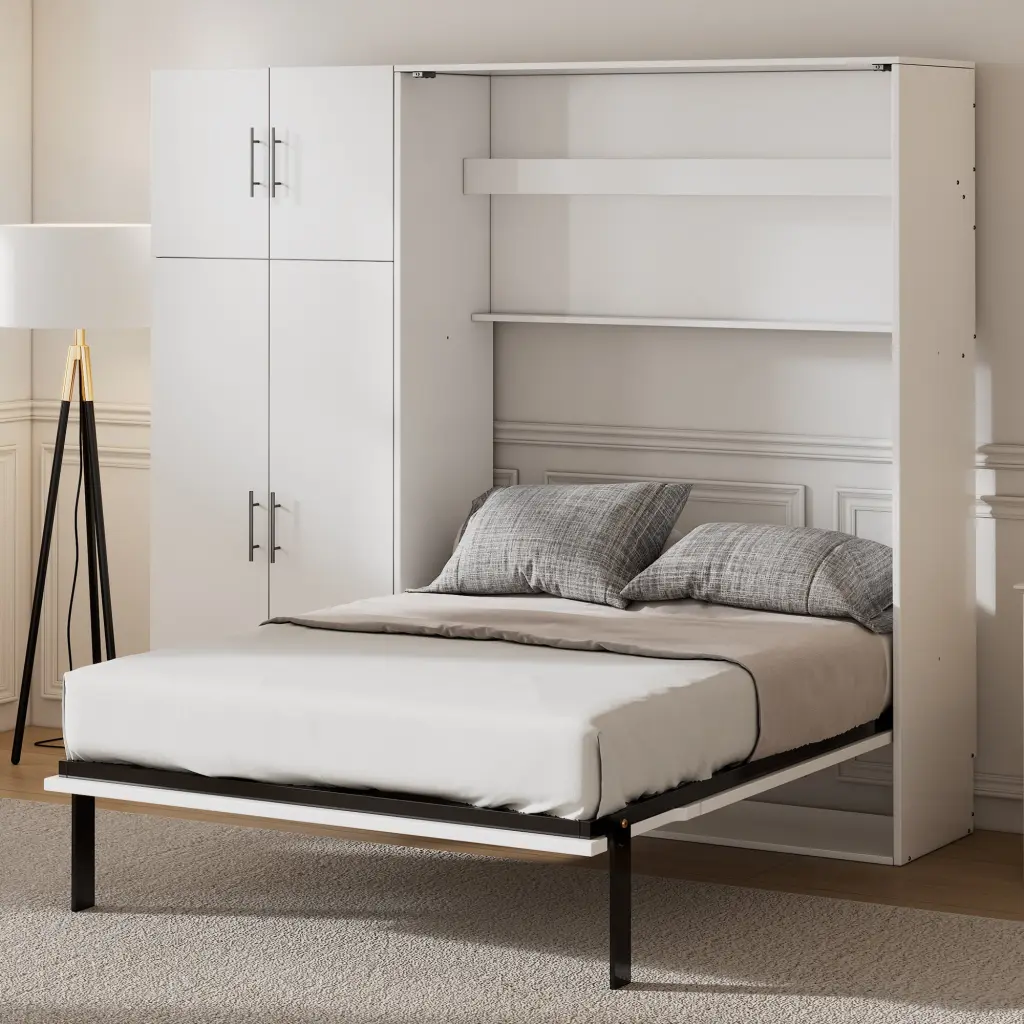 Full Dimensions Murphy Bed Lockers And Wardrobes White Box Spring wm store