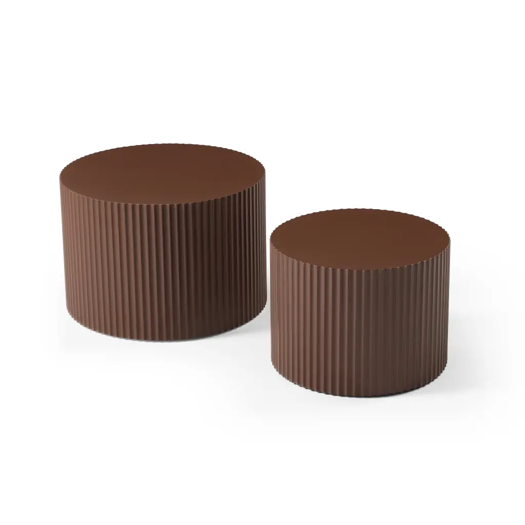 Nesting Table Set 2 MDF Coffee Tables Living Room and Leisure justone interior