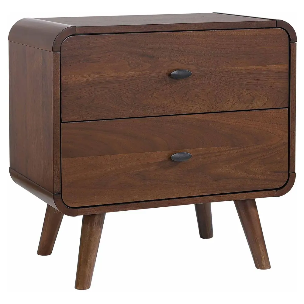 Diamond Modern Furniture COA Robyn 2-Drawer Nightstand 205132