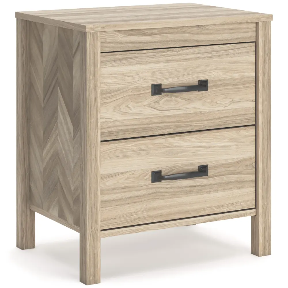 Diamond Modern Furniture Premium Design Battelle 2-Drawer Nightstand EB3929-292