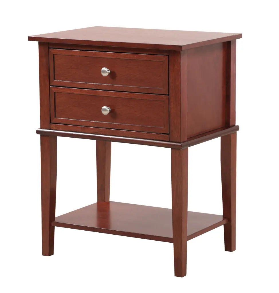 Newton G059 Nightstand Cherry Particle Board MDF glory furniture