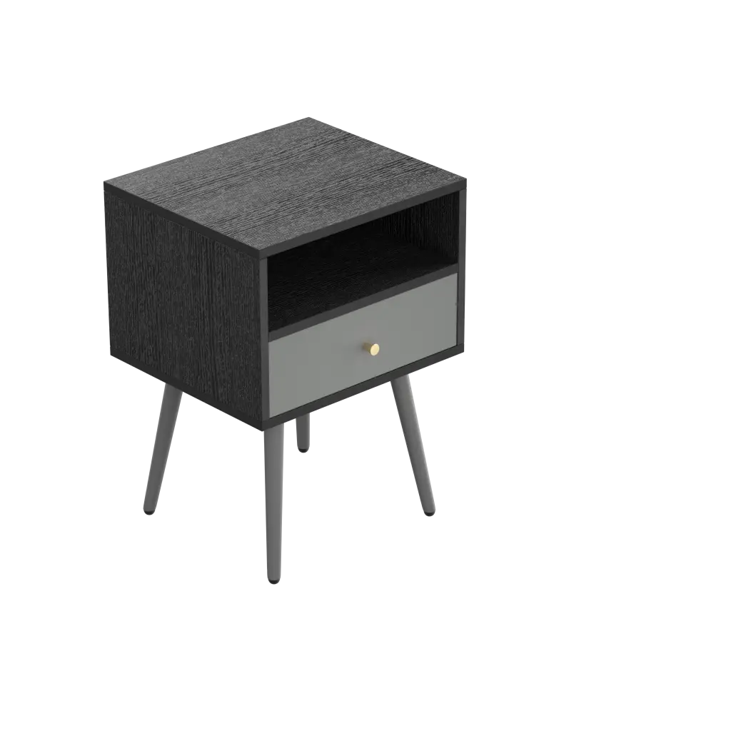 Update Modern Nightstand 1 Drawer Bedroom Living Room justone interior