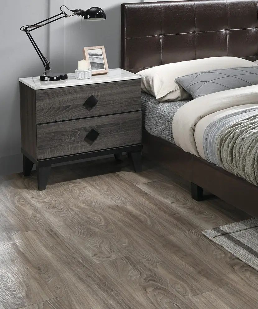 Contemporary Grey Color Nightstand Drawers Bedside Table Bedroom Furniture kanepe