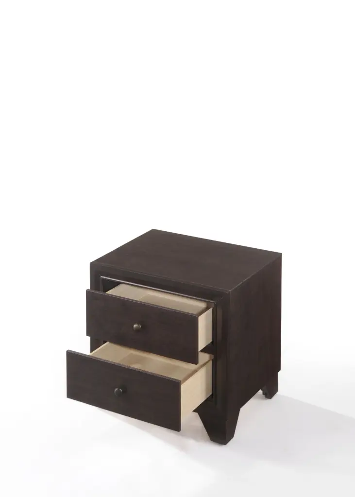 Madison Espresso Finish Nightstand Espresso Synthetic Wood Bedroom urban nest