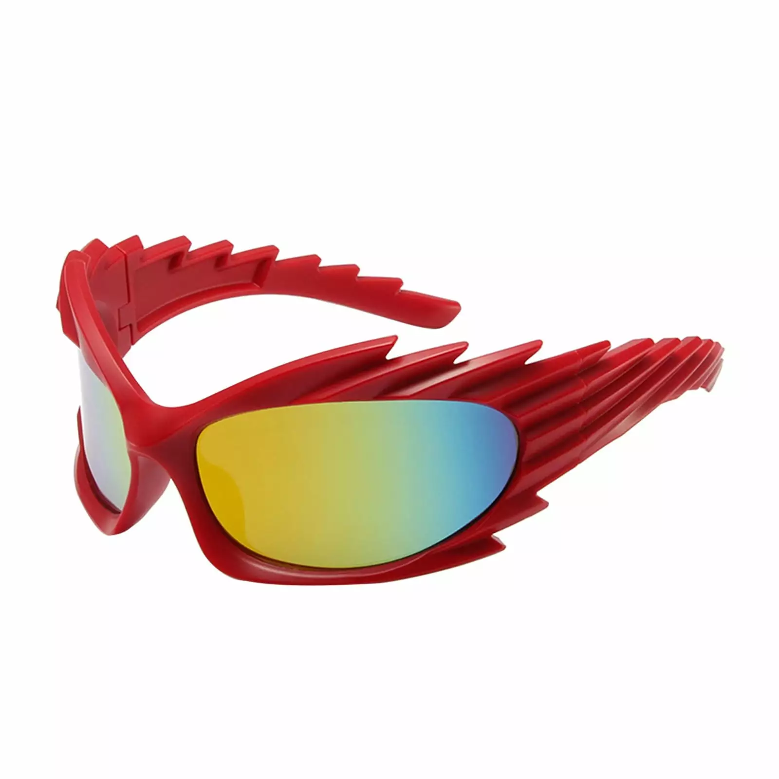 ZiSUGP Hedgehog Shape Sunglasses Personality Hip Hop Funny Glasses Fashion Cycling Punk Style