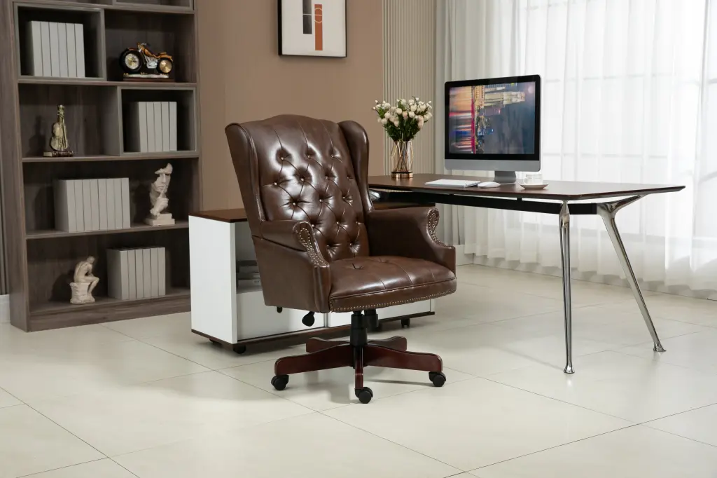 Executive Office Chair High Back Reclining Cozy Desk Chair Ergonomic aoao furniture-w1333