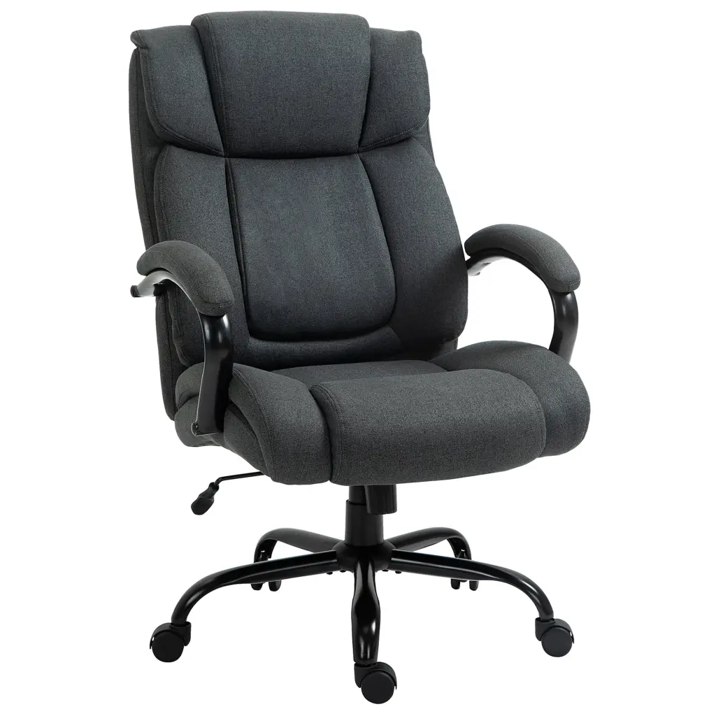 High Back Big and Tall Executive Office Chair Wide Seat aosom business