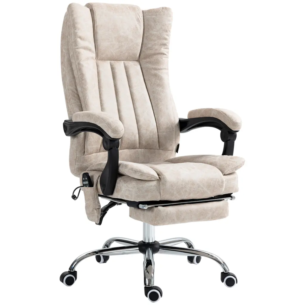 Vinsetto Microfiber Office Chair High Back Computer Chair 6 Point Support aosom business