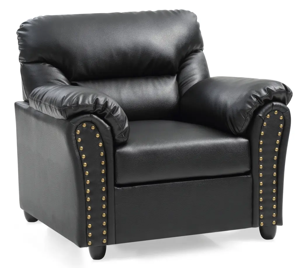Olney G263 C Chairblack Black Foam Pu glory furniture