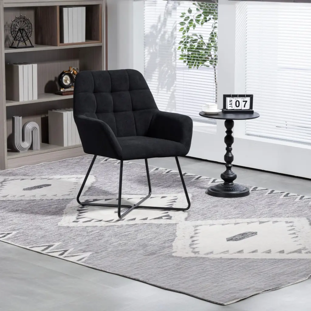 Modern Velvet Desk Chair Swivel Stationery Chair Customizable Foot Nails jy -furnture
