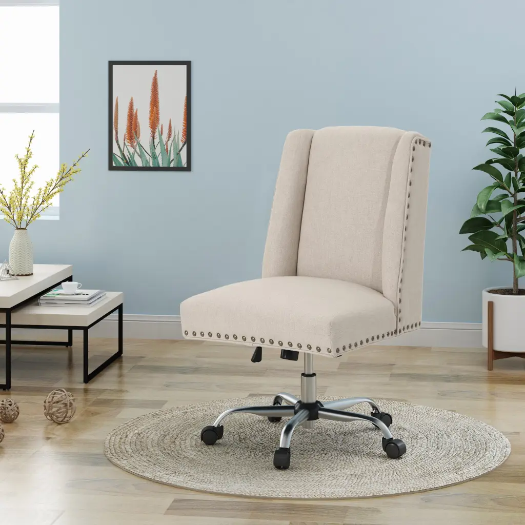 Office Chair Wheat Material Home and Workspace nh-an