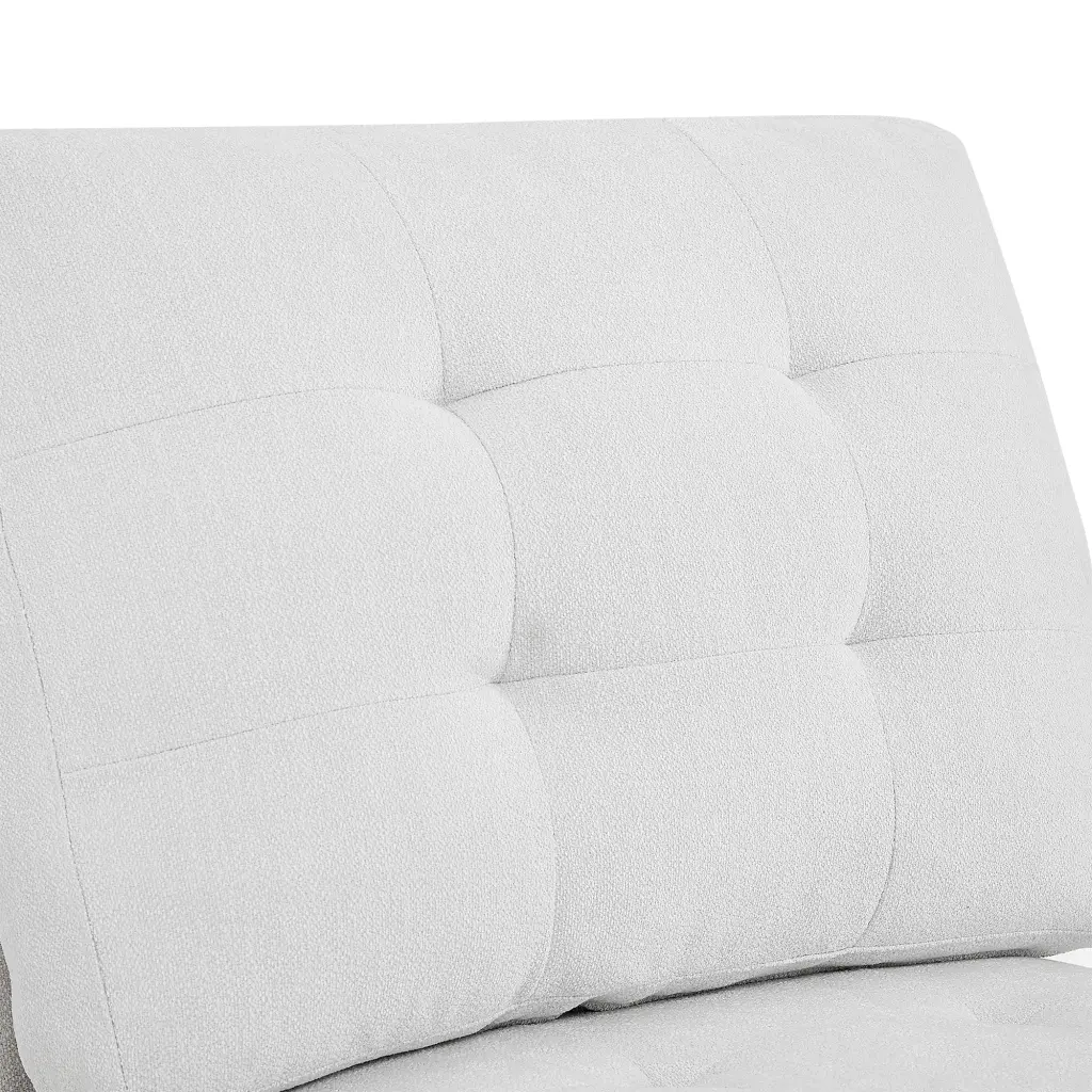 Ottoman Modular Sectional Ivory 25.5X31.5X19 Inches Foam Filled chuangyuan smart home