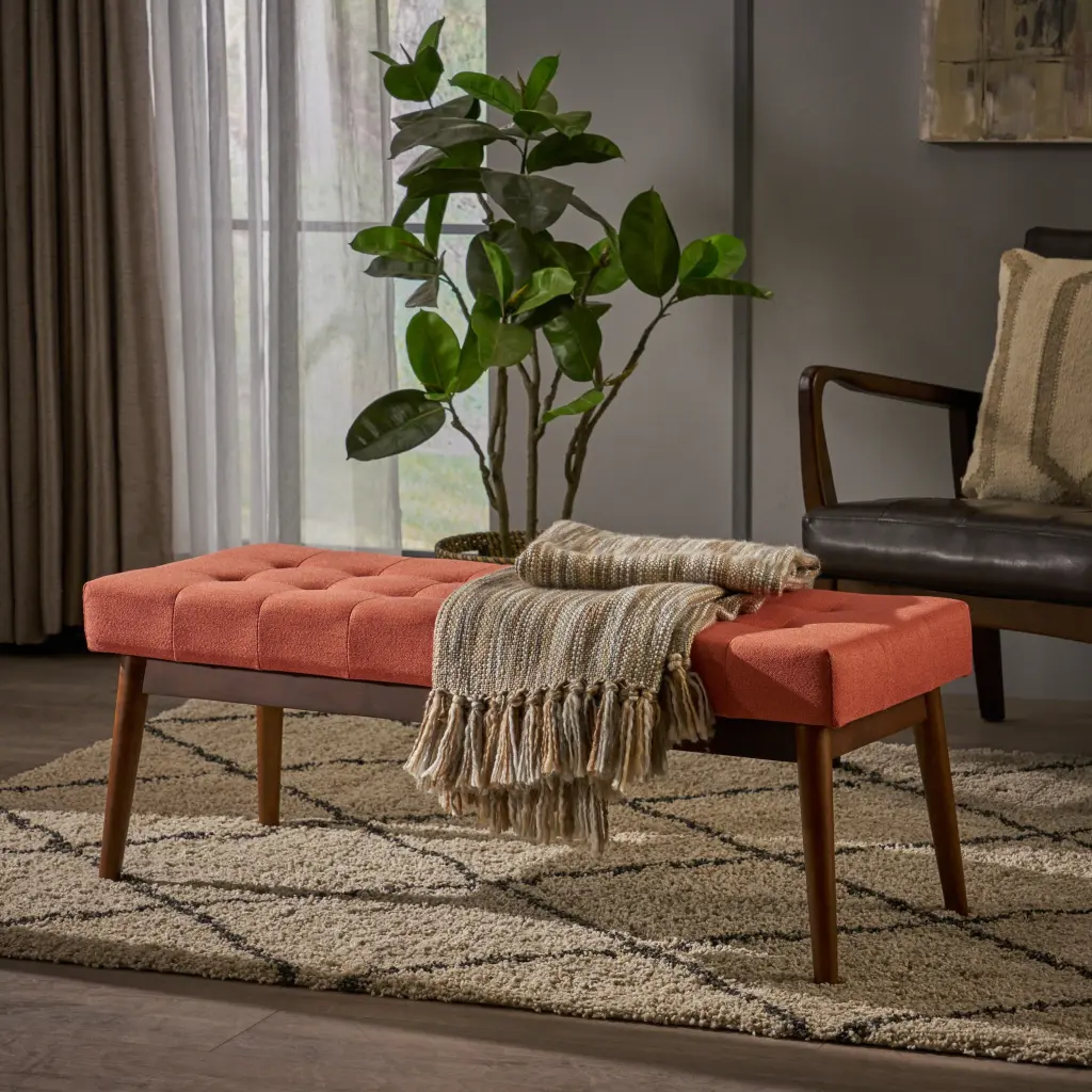 Coral Upholstered Ottoman Storage nh-sunfay