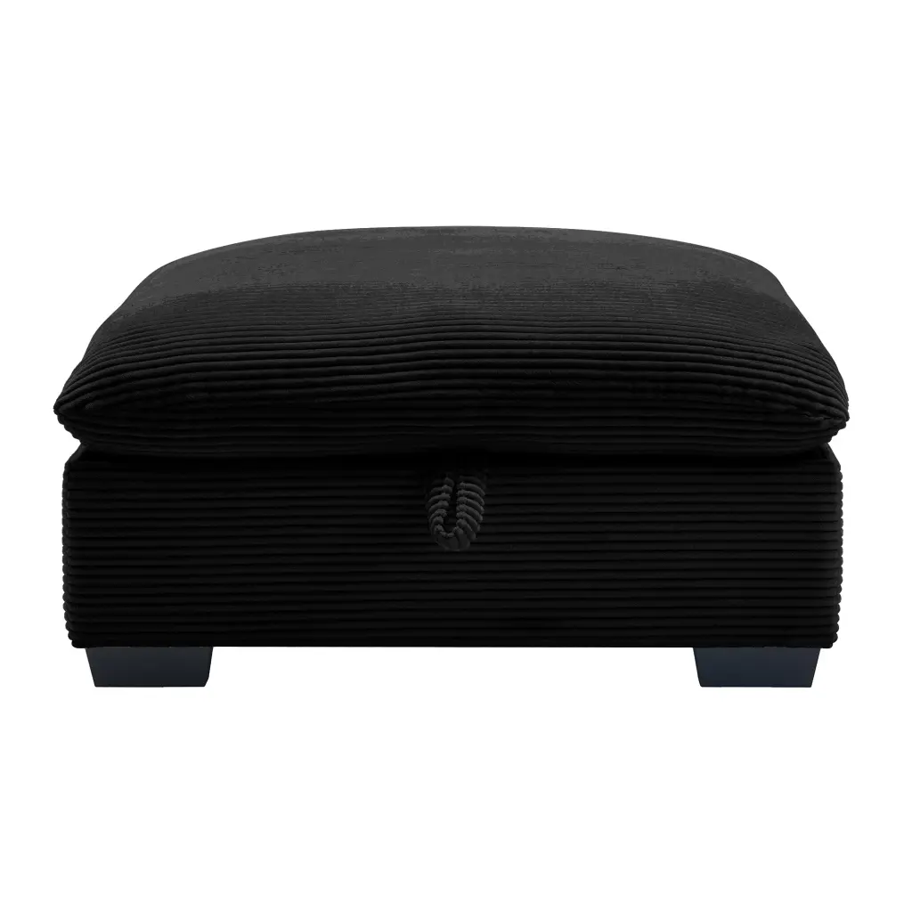 Corduroy Fabric Ottomans Footrest 2 or 3 Seater Sofa ui furniture