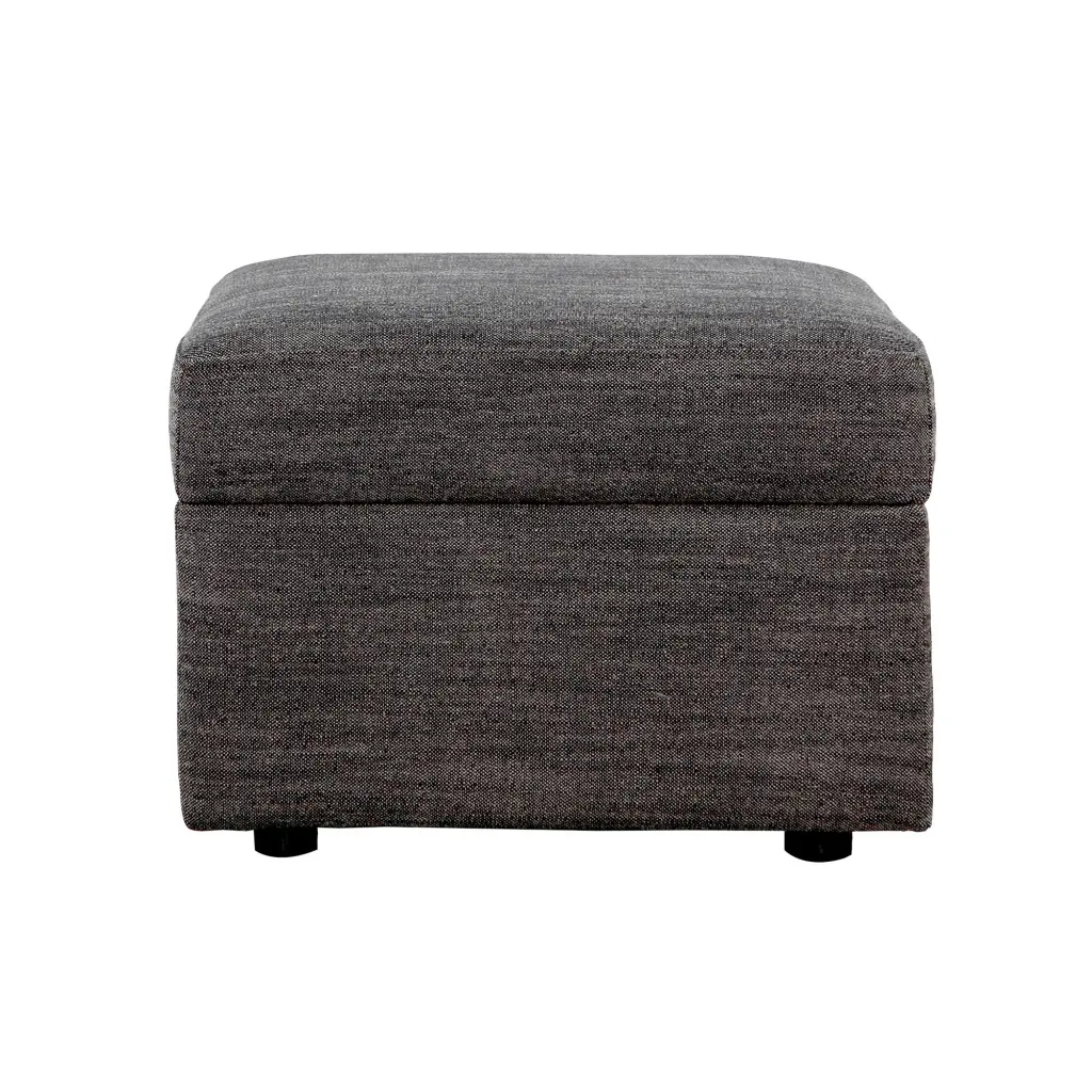 Soho Ottoman Dark Grey Dark Grey Material Footstool Living Room Accent second story home
