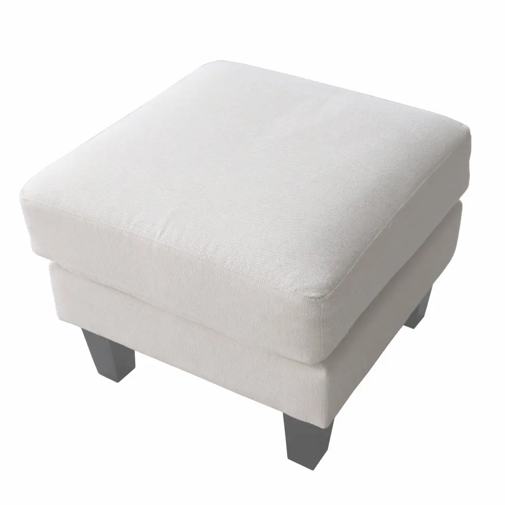 Material Ottoman Beige Beige Foam Material hdf store