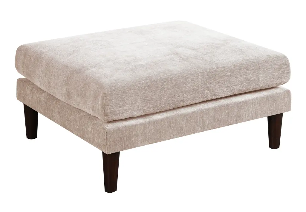 Beautiful Blush Pink Ottoman Morgan Material Soft Cushion kanepe