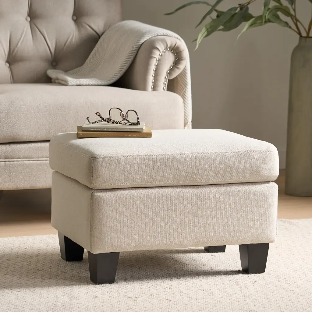 Springfield Ottoman Linen Material nh-an