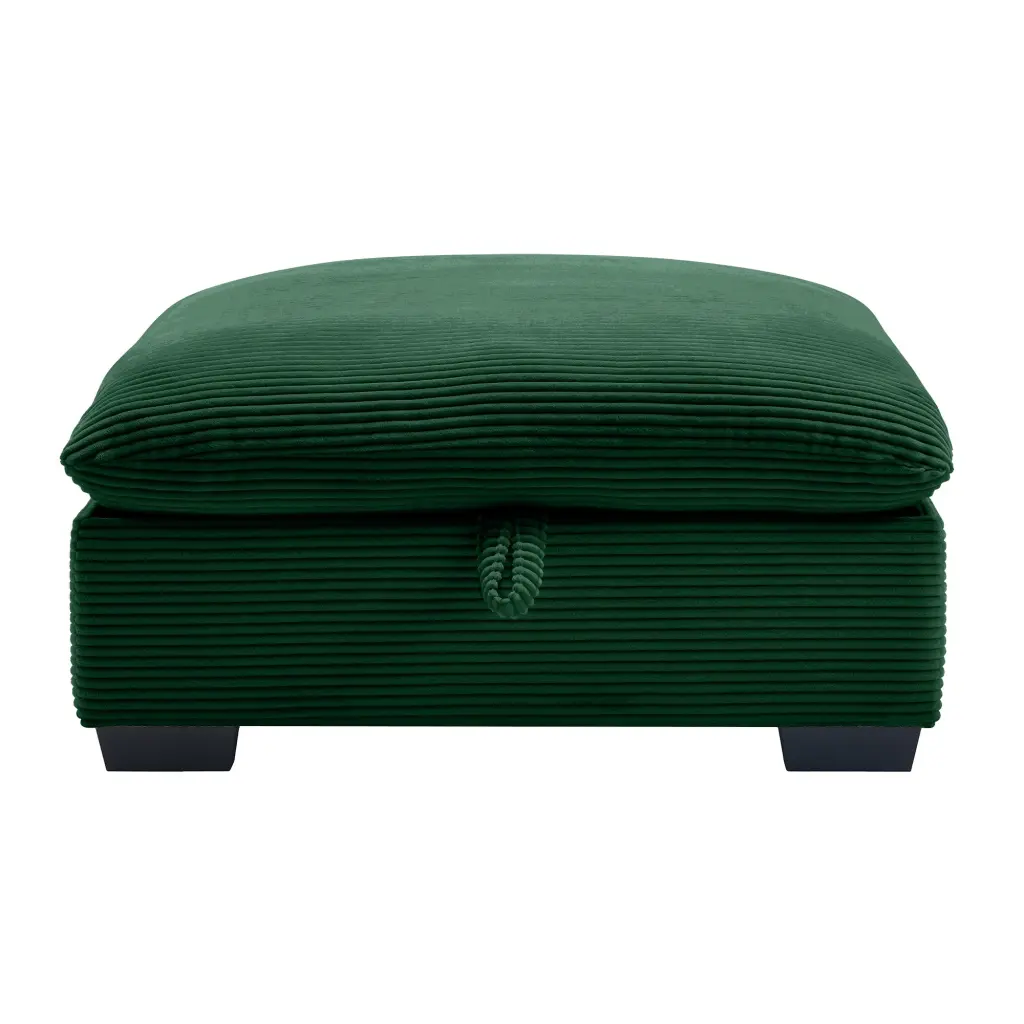 Corduroy Material Ottomans Footrest 2 Seater and 3 Seater Sofa ui furniture