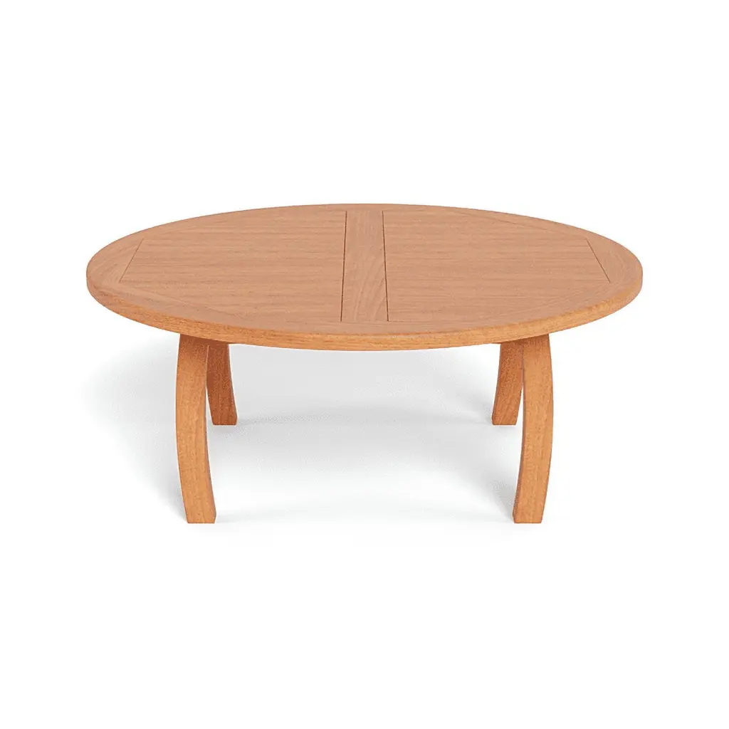 Tortuga Outdoor Jakarta 40 Inch Round Teak Wood Coffee Table